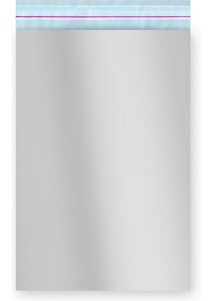 Bantlı Metalize Lüks Hediye Paketi Gümüş 20X25 cm - 50 Adet Gümüş Belirtilmemiş 50'li Çeyiz&paket Ka