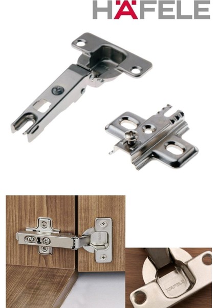 Tas Düz Menteşe Dolap Kapak Menteşesi Tekli Dolap Kapak Menteşesi