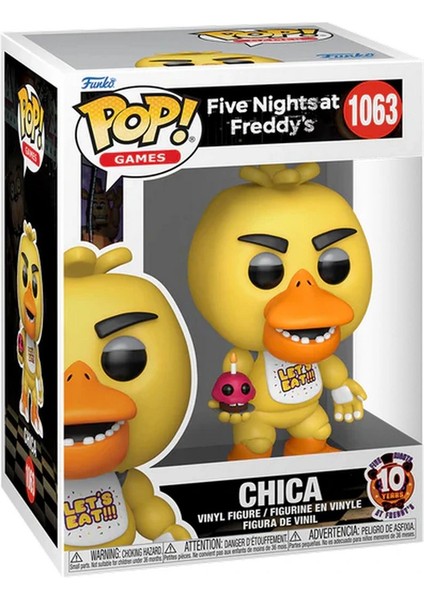 Funko Pop Games: Five Nights At Freddy's - Chica (10TH Anniversary)