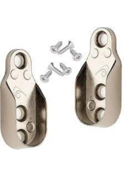 Oval Alüminyum 120 cm Dolap Içi Oval Askı Borusu - 2 Adet Flanş - Montaj Vidaları Mobilya Profilleri modelleri