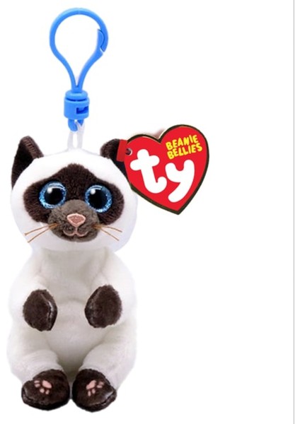 Beanie Bellies Peluş Siyam Kedisi Anahtarlık Miso