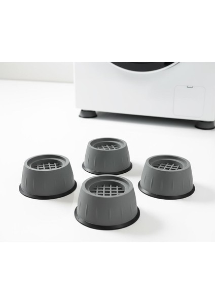 Titreşim Önleyici Çamaşır Makinesi Ayak Pedi - 4 Lü Set (Kaymaz - Sessiz - Zemin Koruyucu) fiyatları