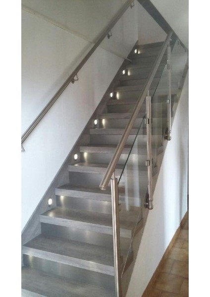 Mat Siyah Metal Yuvarlak Kasa, 3 Watt Sensörsüz, Beyaz Işık, Iç Mekan, Merdiven ve Basamak Armatürü fiyatları