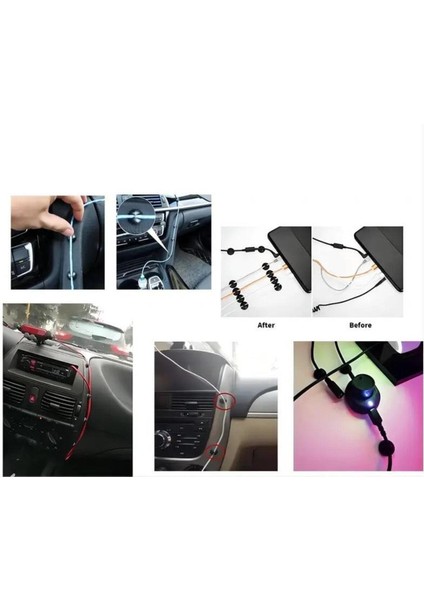 10 Adet Yapışkanlı Kablo Düzenleyici Tutucu Klips Kablo Sabitleme Siyah Beyaz Renk 10 Adet Tr Firma: fırsatları