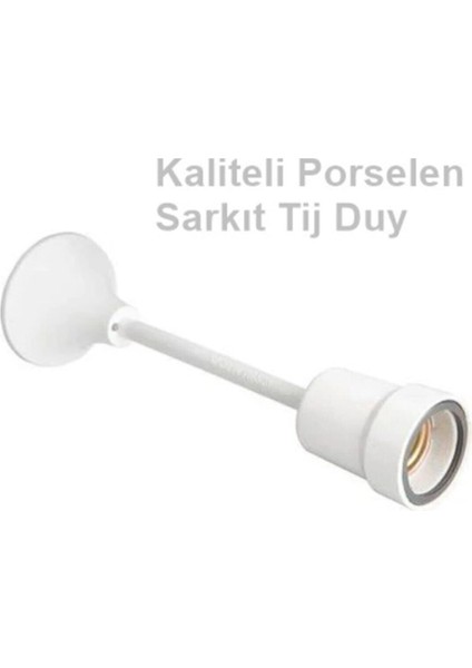 Sarkıt Porselen Tij Aydınlatma Duy E27 Beyaz 220 Volt Beyaz Işık E27 Akıllı Ampul 1501 - 2200 Watt Y fiyatları