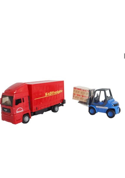 Man Kırmızı Kamyon ve Forklift fiyatları