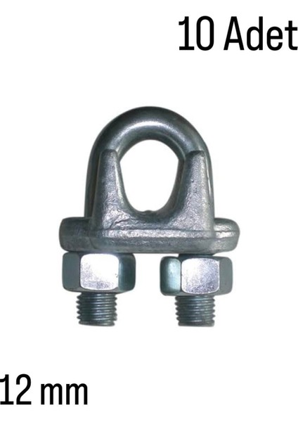 A Tipi Halat Klemensi 12 mm (10 Adet) Cn