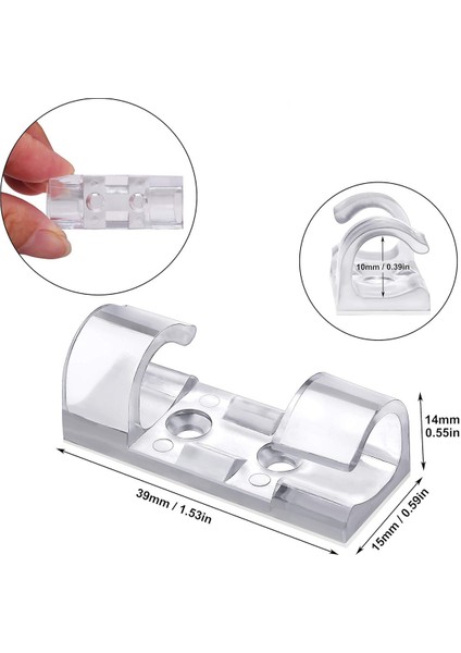 Kablo Düzenleyici 20 Adet Kendinden Yapışkanlı Bilgisayar Şarj Kablo Tutucu Saklama Kroşe Organizer fiyatları