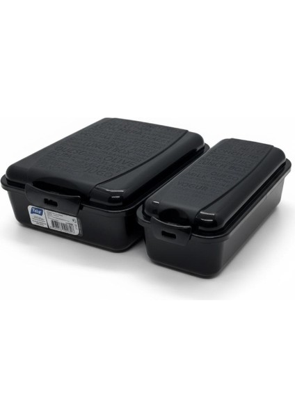 Titiz Takeaway 2 Bölmeli Yemek Kabı - Kaşıklı & Çatal Setli Pratik Yemeği Kabı Siyah Renk fiyatları