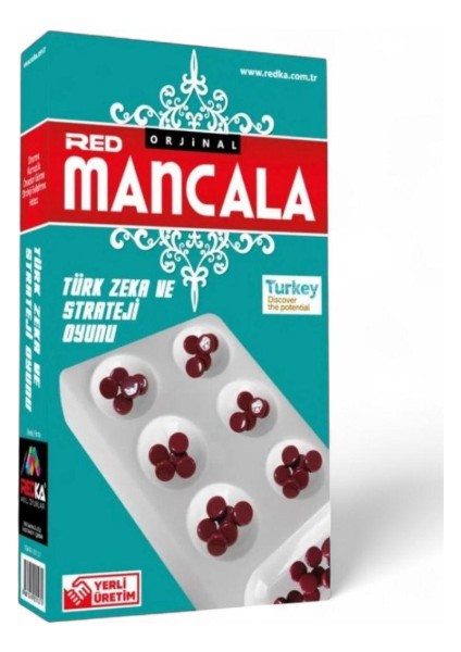 Redka Red Orjinal Mancala - Türk Zeka ve Strateji Oyunu