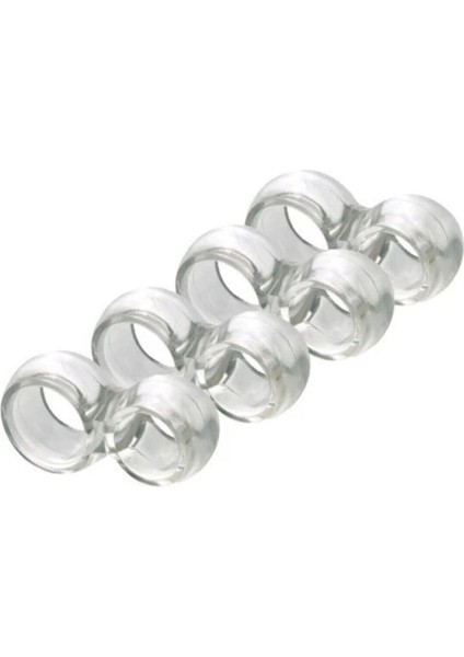 4 Adet Şefaf Slikon Kapı Pencere Kolu Stoperı Kapı ve Pencare Duvarı Arkası Hasar Onleyıcı Kalıtelı