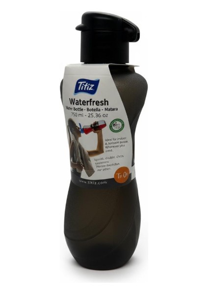 Titiz Waterfresh 750 ml Spor Matara - Bpa Içermez, Taşınabilir Su Şişesi - Siyah modelleri