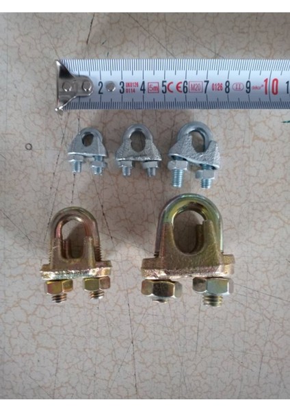 5 Adet 10 No Halat Kelepçesi (Klemens) fiyatları