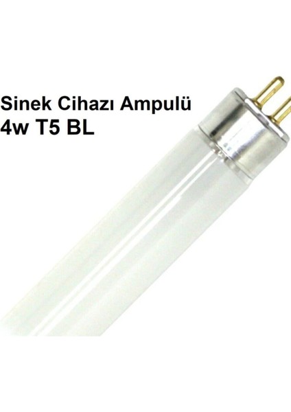 Sinek Cihazı Ampulü 4W Bl T5 Florasan Ampul Mavi Işık Floresan Ampul 4 Watt Beyaz