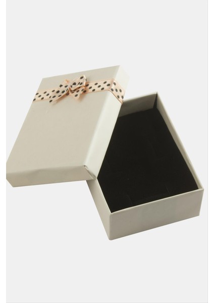 Resveq Fiyong Set Kolye Kutusu-Krem