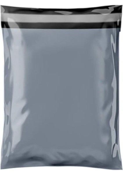 Global Ambalaj Kargo Poşeti Cepsiz 30X37X5 cm 1pk 50 Adet Gri 2 x 4 50'li Kargo Poşeti