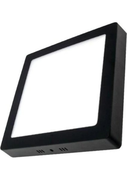 CT-5236 18W Panel LED Armatür Siyah Kare Sıva Üstü Metal Kasa Beyaz Işık 6400K F A'dan G'ye Tr