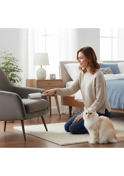 Titiz Rollo Yapışkanlı Tüy Toplayıcı Rulo - 60 Yaprak - 2 Adet