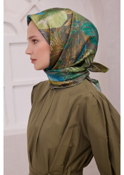 Saf Ipek Twill Eşarp 4225D01 84