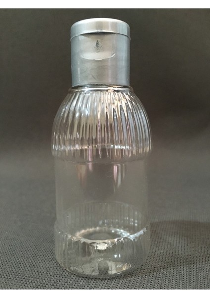 30 Adet 50 ml Flip Top Gri Kapaklı Est Likit Mürekkep Dezenfektan Kolonya Boş Plastik Şişesi 50 ml 3