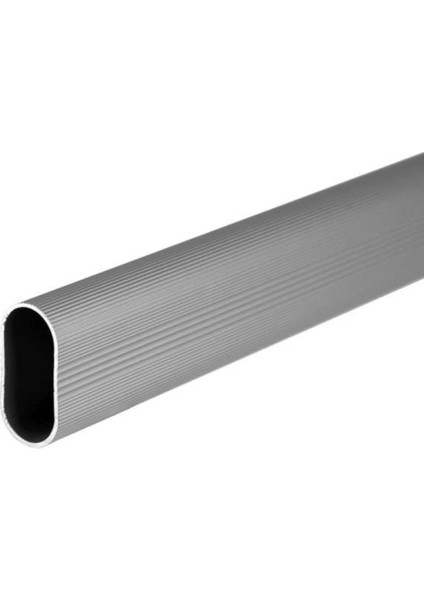 Askı Borusu Oval Alüminyum 90 cm Dolap Içi Düzenleyiciler Gri indirimleri