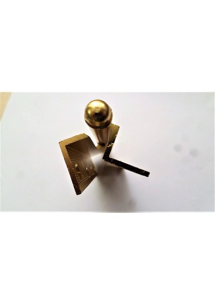 -Iş Cumbalı Alüminyum Sarı Kapı Menteşesi 12CM Sol (2ADET) - Sol - Kapı Menteşesi Sol Kapı Menteşesi