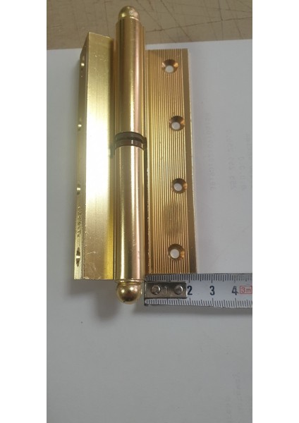 -Iş Cumbalı Alüminyum Sarı Kapı Menteşesi 12CM Sol (2ADET) - Sol - Kapı Menteşesi Sol Kapı Menteşesi