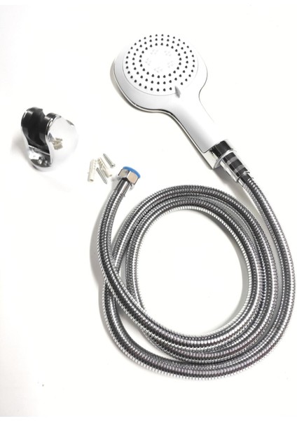 Fonksiyonlu Banyo Duş Başlığı Seti Fiskiyesi Telefonu Duş Seti Plastik