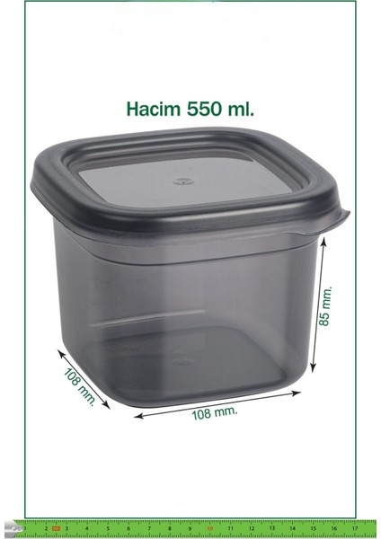 12 Adet 24 Parça 0,55 Litre Kahvaltılık Erzak Saklama Kabı Baharatlık Seti 20 Etiket Hediyeli