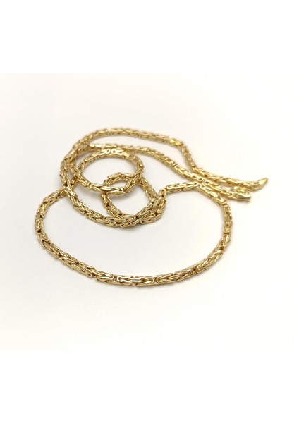 65CM 3,1mm Kral Zincir 14 Ayar Altın Hd Videolu fiyatları