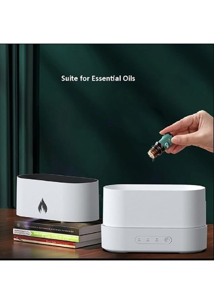 Ultrasonic Hava Nemlendirici 3D Alev Efektli Aroma Difüzör (180 Ml) | Buhar Makinesi & Aromaterapi Cihazı fiyatları