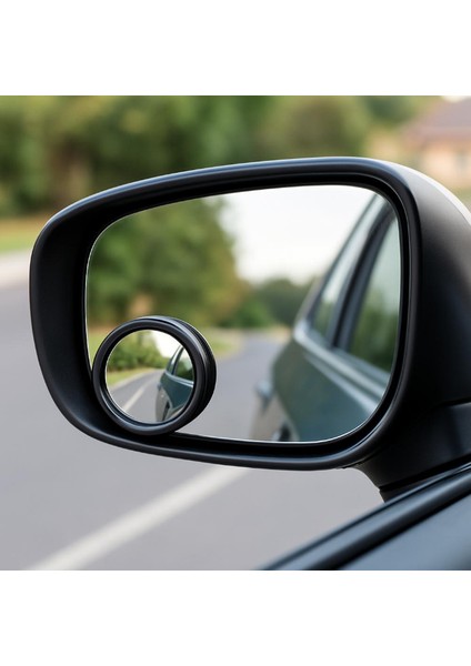 Araç Kör Nokta Aynası 2 Li - 360° Dönebilen Spot Mirror, Dikiz Ayna Yardımcısı