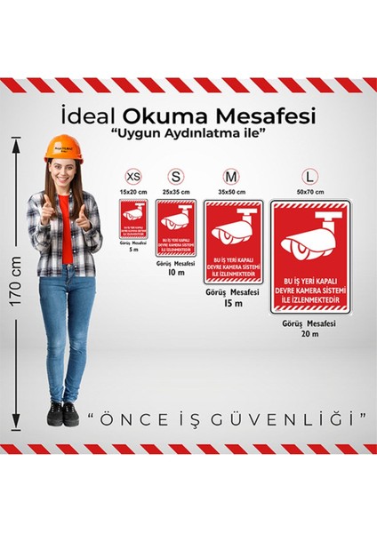 Bu Iş Yeri Kapalı Devre Kamera Sistemi ile Izlenmektedir/v5. / 25X35CM / Etiket Tr fiyatları