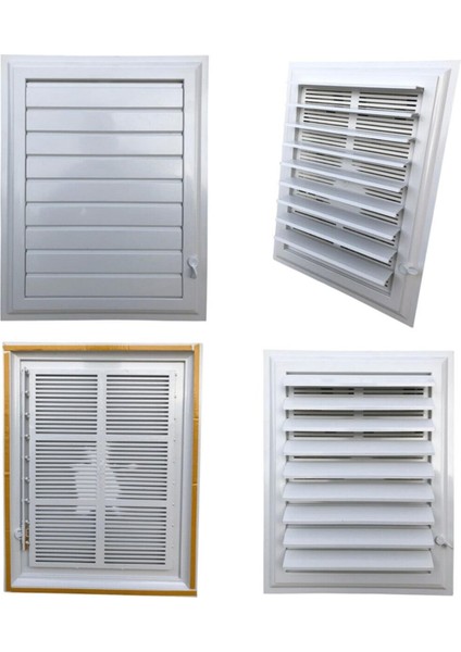 35X55 Plastik Menfez Banyo / Wc Havalandırma Menfezi Panjur Beyaz fırsatları