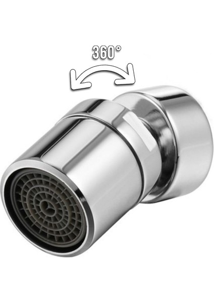 Kalite Krom Prinç Oynar Başlıklı Perlatör Filitreli Musluk Ucu 360 Derece Döner Perlatör Içten Dişli fiyatları
