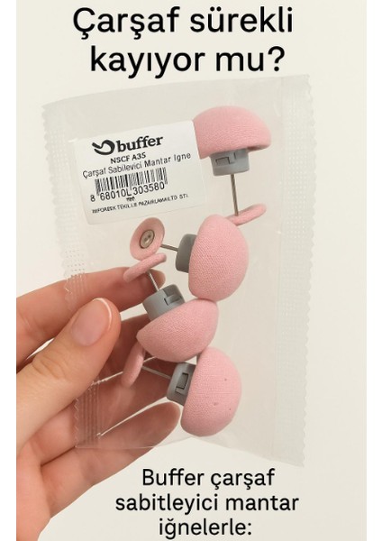 Buffer 4 Lü Çarşaf Sabitleyici Iğne
