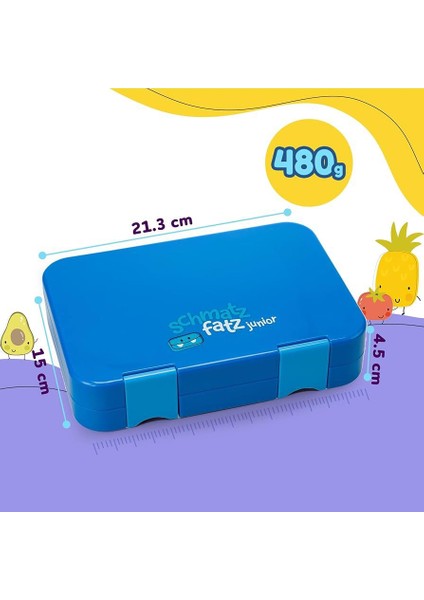 Schmatzfatz Junior Çocuk Öğle Yemeği Kutusu, Değişken Bölmeli Bento Kutusu fiyatları