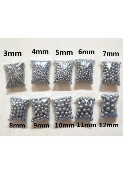 100 Adet - Çelik Bilya, 10 Mm, Çok Amaçlı Bilye, Tane Demir Misket Rulman Karbon fırsatları