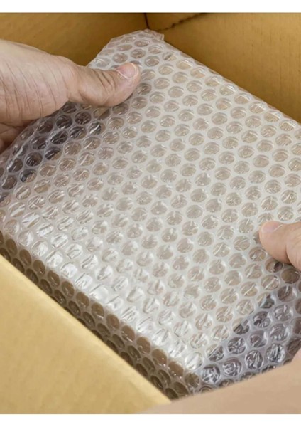 ( 45 Gram ) 50 cm x 5 Metre 1.kalite Balonlu Naylon Patpat Eşya Koruma Balonlu Naylon Şeffaf 50 x 50