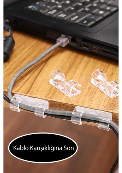 Yapışkanlı Kablo Saklayıcı 20 Adet Klips Kablo Gizleme Aparatı Toplayıcı Elektronik Alet Düzenleyici fırsatları
