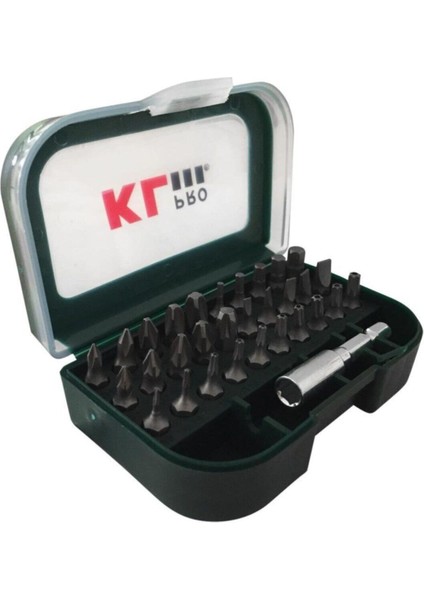 Profesyonel Vidalama Uç Seti 31 Parça KLBS30A