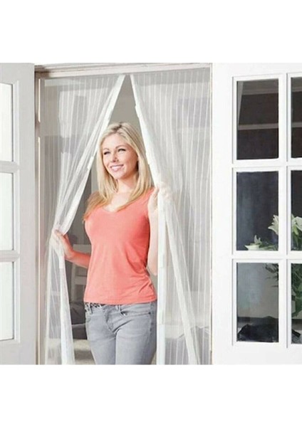 Mıknatıslı Kapı Sinekliği Sineklik Sivri Sinek Kara Sinek Böcek Balkon Kapı Sinekliği Sineklik Omak