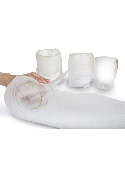 100CM x 5m Kırılacak Eşya Paketleme Köpüğü Ambalaj Köpüğü 5m2 Beyaz 5 x 10 Tekli Koruma Köpüğü Tr