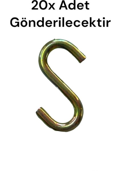 Küçük S Kanca 20 Adet Fiyatıdır Civata