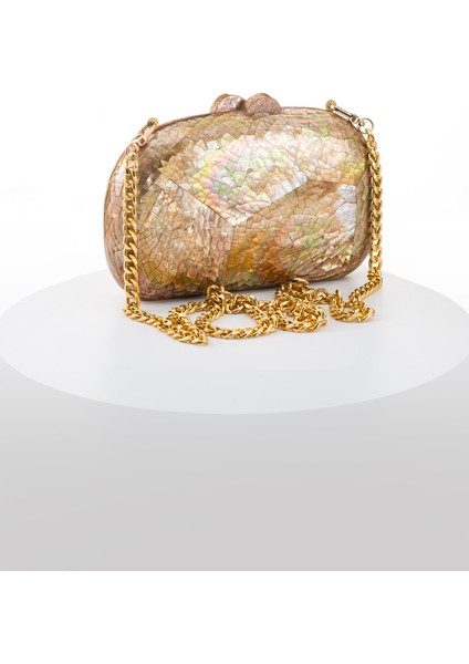 Poppy LY0139 Sedef El Yapımı Açık Kahverengi Çanta fiyatları