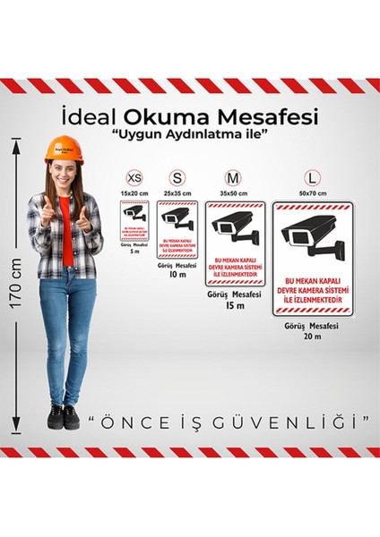 Bu Mekan Kapalı Devre Kamera Sistemi ile IZLENMEKTEDIR/V2-1/25X35CM/FOSFORLUETIKET fiyatları