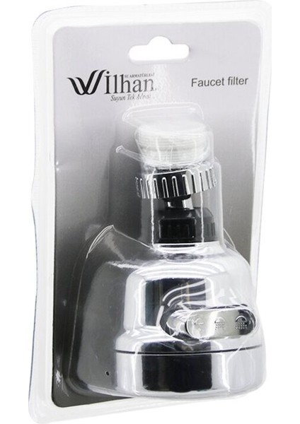 Vakumlu Topaç Krom - Kademeli Tek Oynar Başlık Kubar - Batarya Ucu (4401) 2 Yıl Renkli Kz