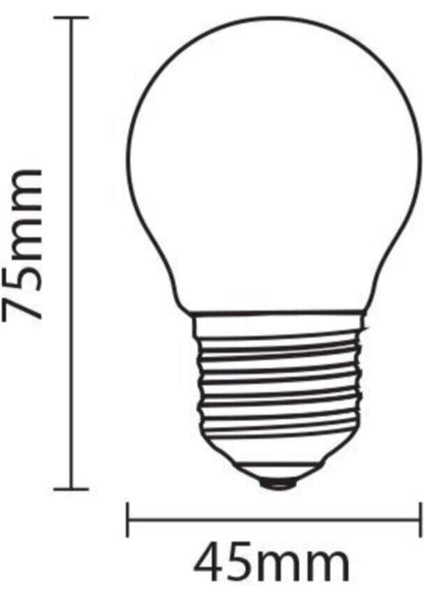 Gold Cam Flamanlı Rustik LED Ampul G45 6 Watt - Rustik Ampul - E27 - Gün Işığı - 6 Watt - Yok - Sarı fiyatları