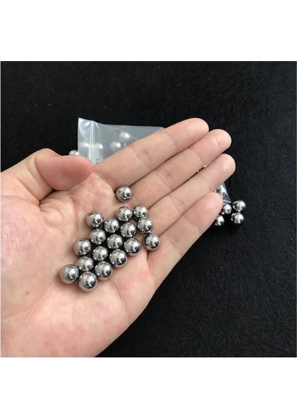 100 Adet - Çelik Bilya 8mm, Çok Amaçlı, Tane Demir Misket Rulman Bilye Karbon