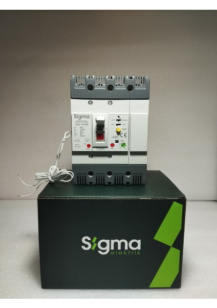 4J125125 Kaçak Akım Korumalı Termik Manyetik Kompakt 125A. 36KA